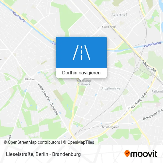 Lieselstraße Karte