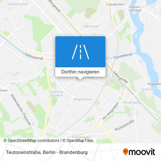 Teutonenstraße Karte