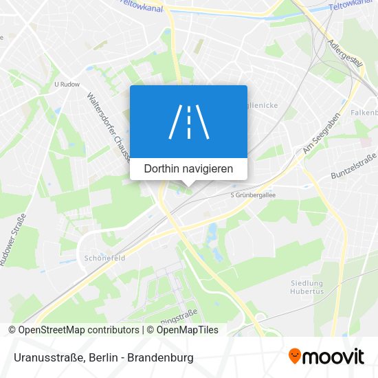 Uranusstraße Karte