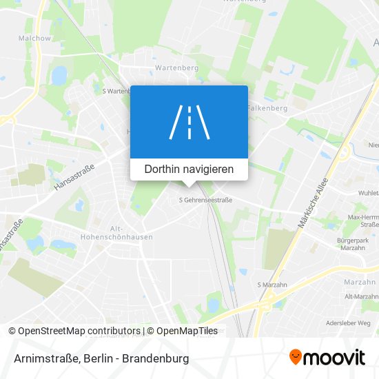 Arnimstraße Karte