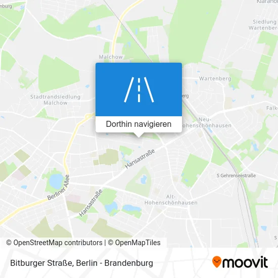 Bitburger Straße Karte