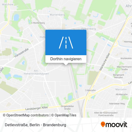 Detlevstraße Karte