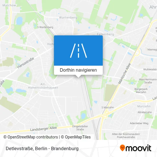Detlevstraße Karte