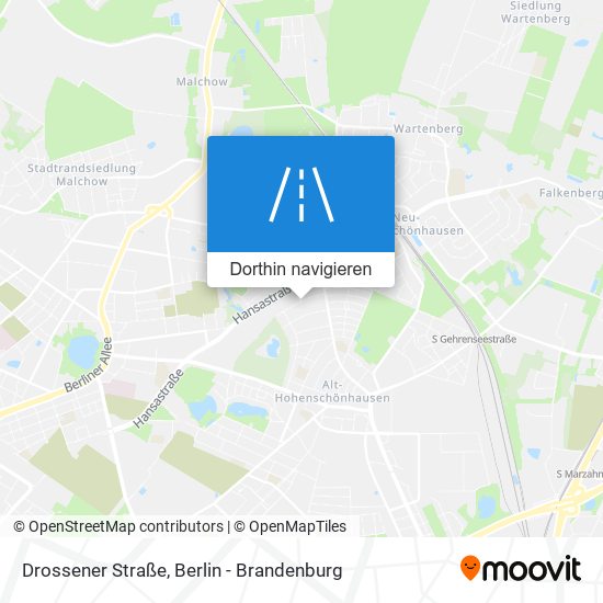 Drossener Straße Karte