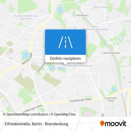 Elfriedestraße Karte