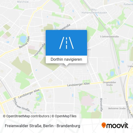Freienwalder Straße Karte