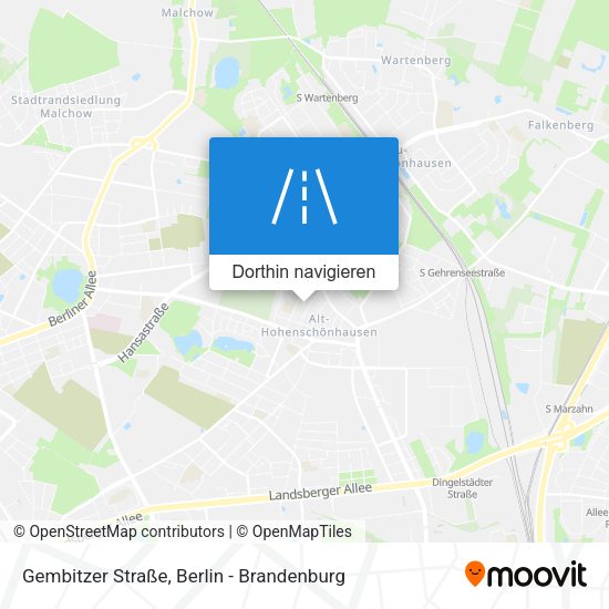 Gembitzer Straße Karte