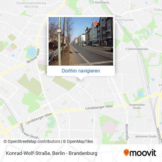 Konrad-Wolf-Straße Karte