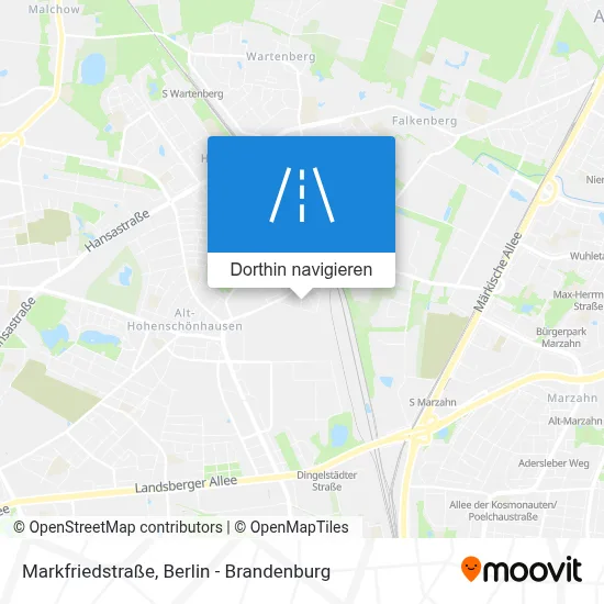 Markfriedstraße Karte