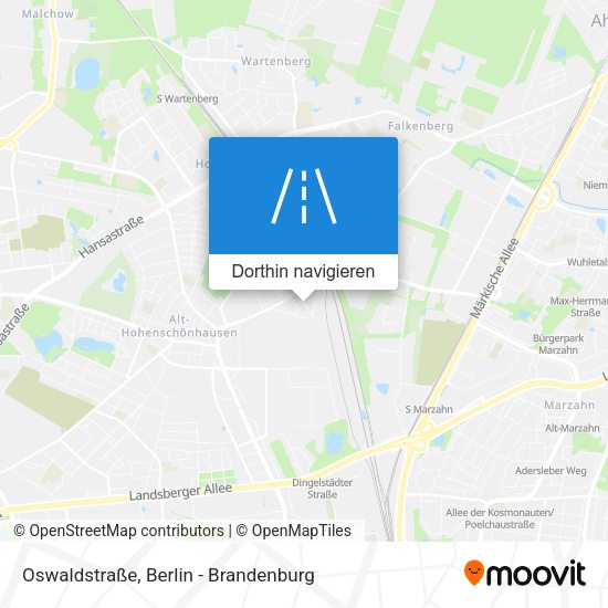 Oswaldstraße Karte