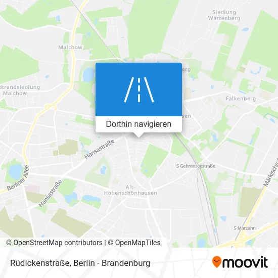 Rüdickenstraße Karte