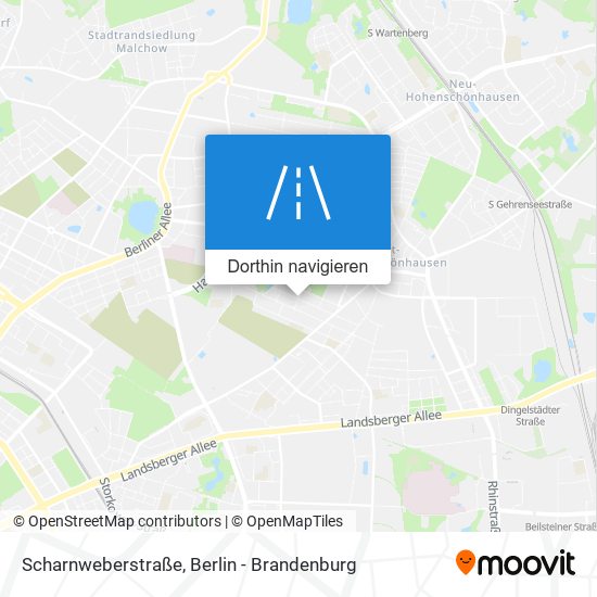 Scharnweberstraße Karte