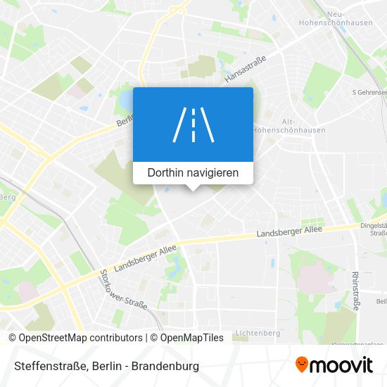 Steffenstraße Karte