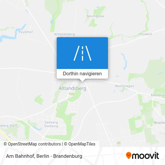 Am Bahnhof Karte