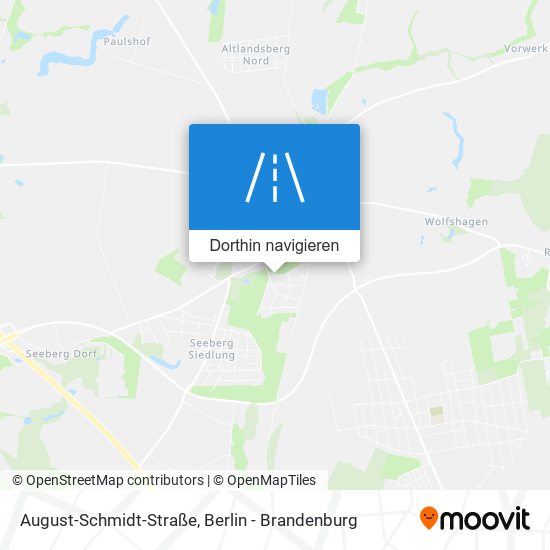 August-Schmidt-Straße Karte