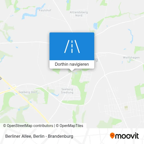 Berliner Allee Karte
