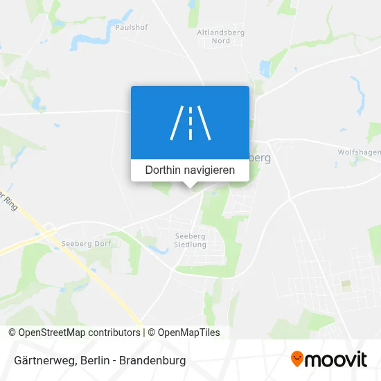 Gärtnerweg Karte