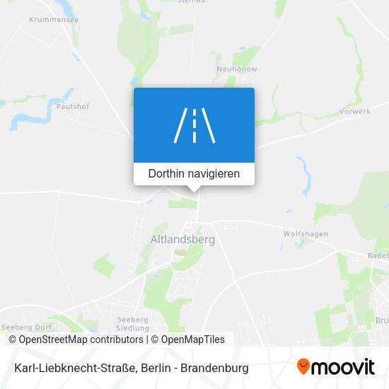 Karl-Liebknecht-Straße Karte