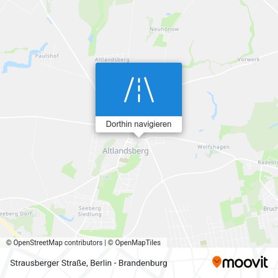 Strausberger Straße Karte
