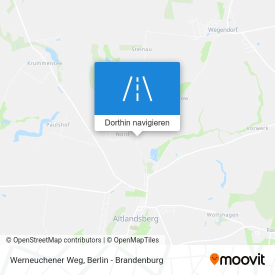 Werneuchener Weg Karte