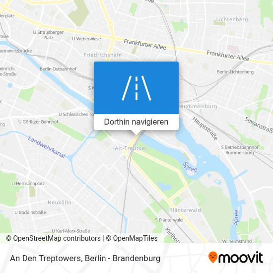 An Den Treptowers Karte