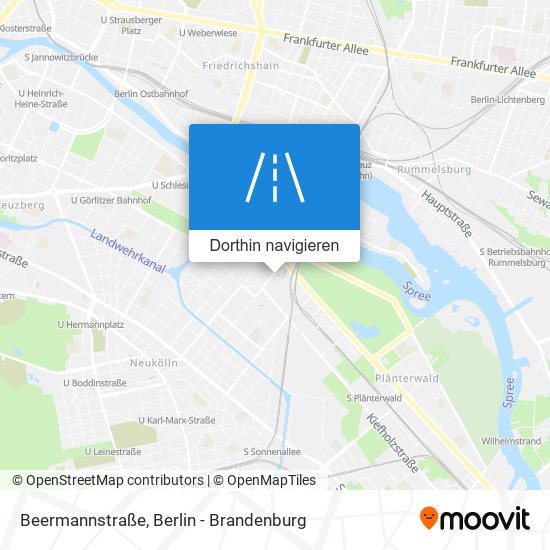 Beermannstraße Karte