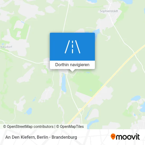 An Den Kiefern Karte