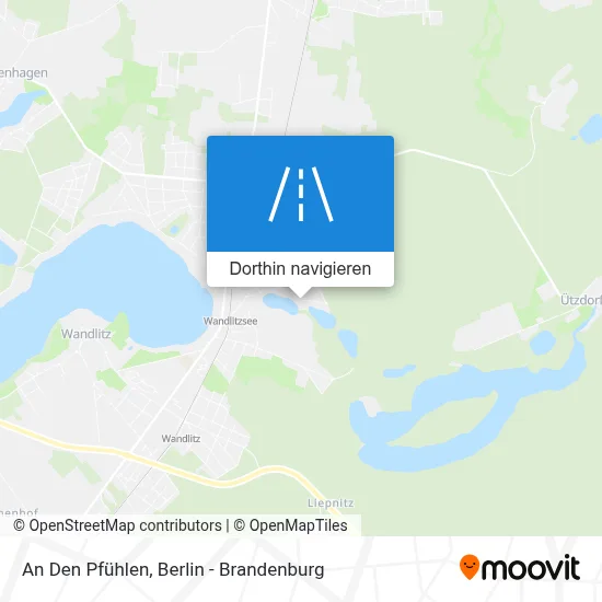 An Den Pfühlen Karte