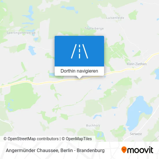 Angermünder Chaussee Karte