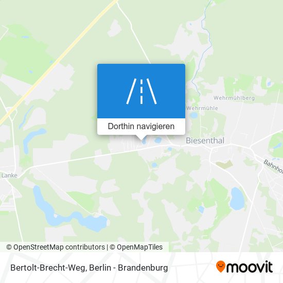 Bertolt-Brecht-Weg Karte
