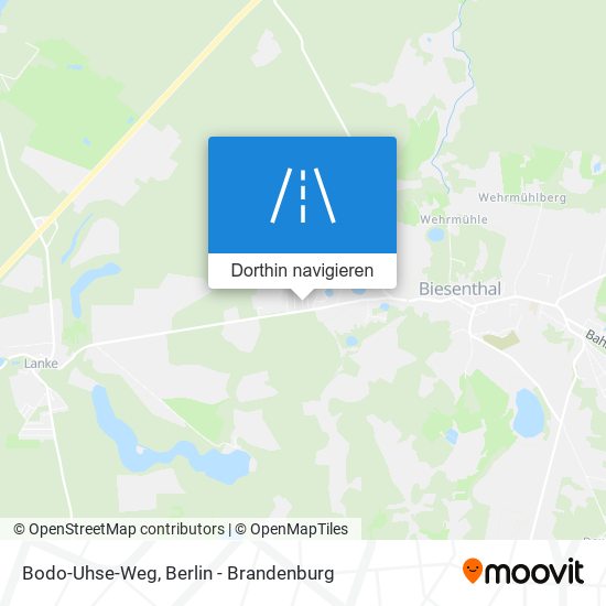 Bodo-Uhse-Weg Karte