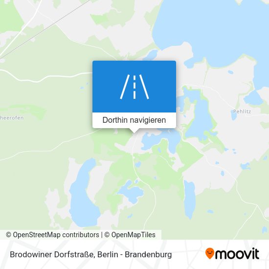 Brodowiner Dorfstraße Karte