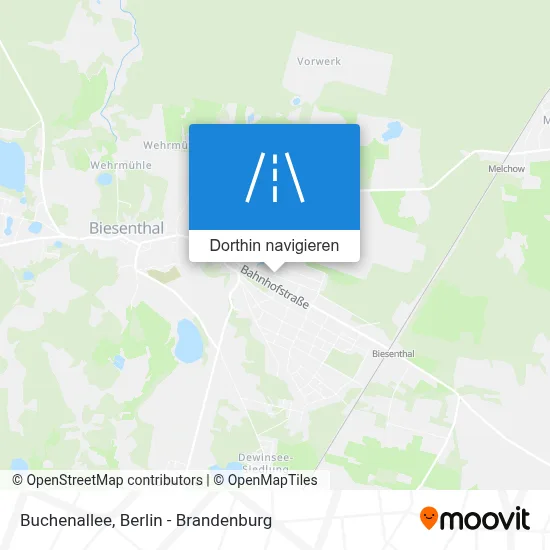 Buchenallee Karte