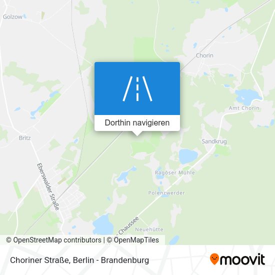 Choriner Straße Karte