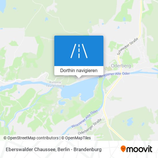 Eberswalder Chaussee Karte