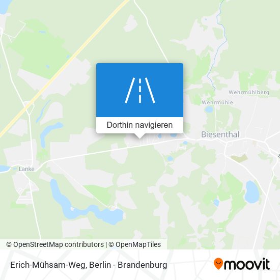Erich-Mühsam-Weg Karte