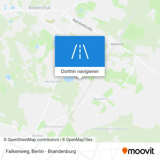 Falkenweg Karte
