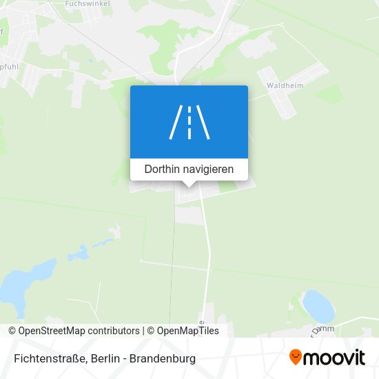 Fichtenstraße Karte