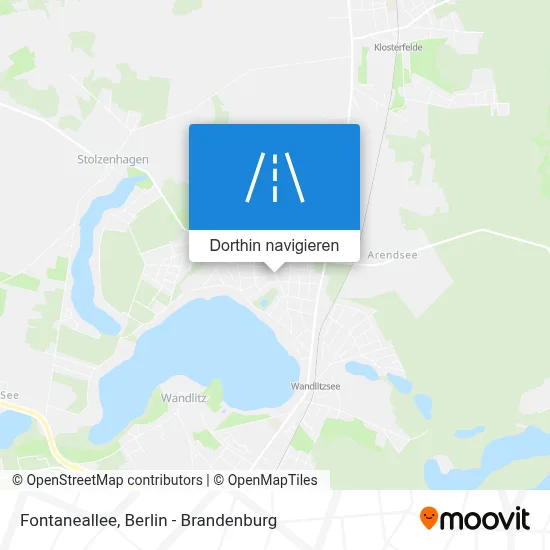 Fontaneallee Karte