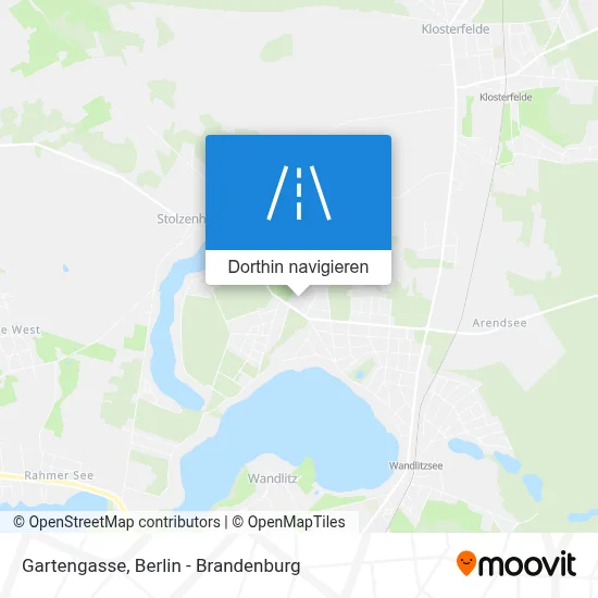 Gartengasse Karte