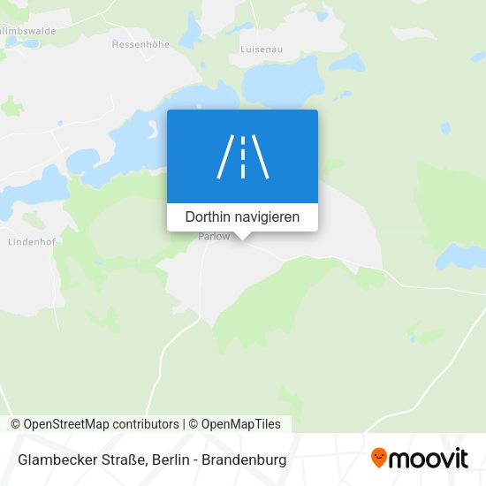 Glambecker Straße Karte