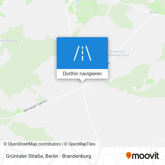 Grüntaler Straße Karte