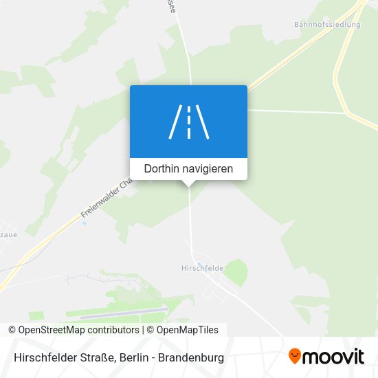 Hirschfelder Straße Karte