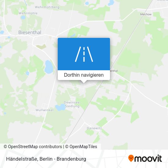 Händelstraße Karte