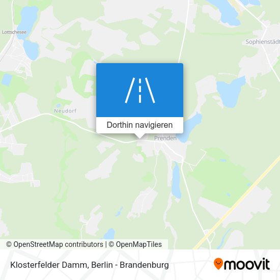 Klosterfelder Damm Karte