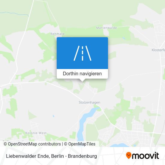 Liebenwalder Ende Karte