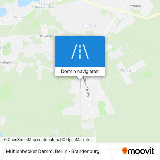 Mühlenbecker Damm Karte