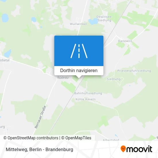 Mittelweg Karte