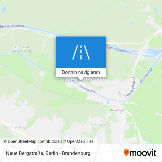 Neue Bergstraße Karte