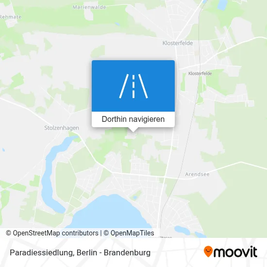 Paradiessiedlung Karte